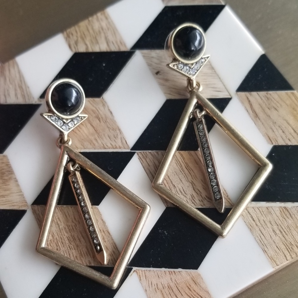 Gold Statement Earrings